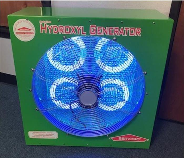 Hydroxyl generator to remove odor